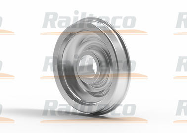 ruedas de acero del carril de 400m m - de 1250m m, tamaño modificado para requisitos particulares de las ruedas de coche de carril