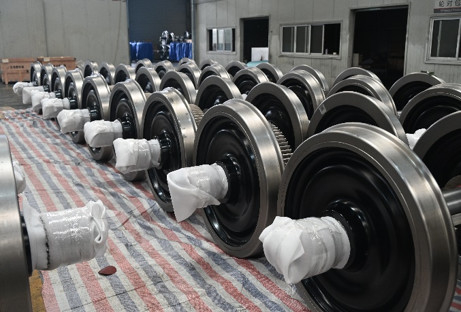 Conjunto de ruedas de ferrocarril con potencia U20 Conjunto de ruedas de locomotora de ferrocarril Loco Wheel Axle Assembly