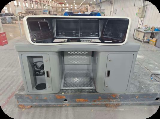 Panel de control del conductor del metro