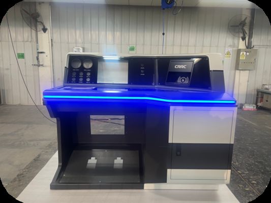 Sala de control eficiente para el maquinista de maniobras